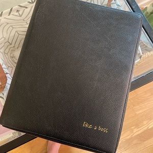 NWOT Legal Portfolio Like a Boss Black Faux Leather